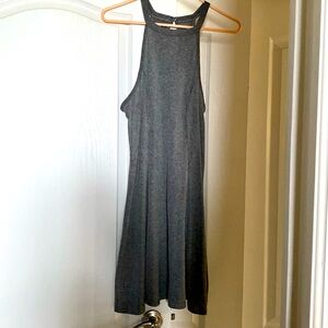 Hollister mid length flared stretching tank dress sz Lg